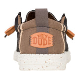 WALLY SUMMER LINEN BLACK/WALNUT