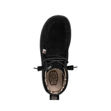 WENDY PEAK HI SUEDE BLACK