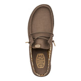 WALLY SLIP CANVAS WALNUT