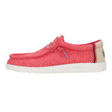 WALLY JUTE CLARET RED/SILVER BIRCH