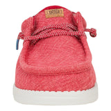 WALLY JUTE CLARET RED/SILVER BIRCH
