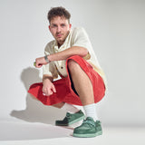 WALLY STRETCH CANVAS DUCK GREEN/ICEBERG GREEN
