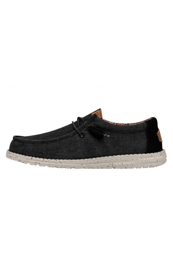 WALLY WASHED CANVAS - BLACK