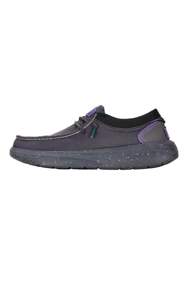 WALLY COMF HYPE - BLACK/PURPLE