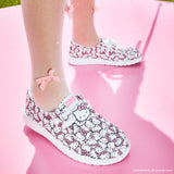 WENDY HELLO KITTY TOSSED PRINT WHITE PINK