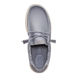 WALLY STRETCH CANVAS FLANNEL GREY/BONE WHITE