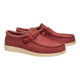 WALLY STRETCH CANVAS BURNT RED/BOULDER TAN