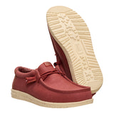 WALLY STRETCH CANVAS BURNT RED/BOULDER TAN