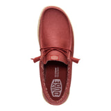 WALLY STRETCH CANVAS BURNT RED/BOULDER TAN