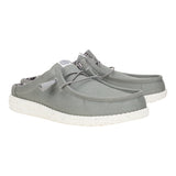 WALLY SLIP CANVAS GREY