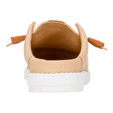 WALLY SLIP CANVAS TAN/WHITE