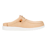 WALLY SLIP CANVAS TAN/WHITE