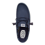 WALLY SLIP CANVAS NAVY