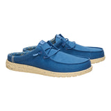 WALLY SLIP CANVAS ENSIGN BLUE/BOULDER TAN