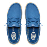 WALLY SLIP CANVAS ENSIGN BLUE/BOULDER TAN