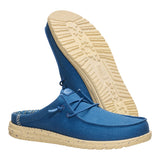 WALLY SLIP CANVAS ENSIGN BLUE/BOULDER TAN