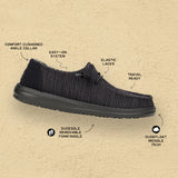 WENDY STRETCH MESH BLACK/BLACK