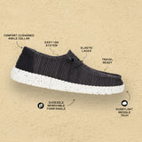 WENDY STRETCH MESH BLACK/WHITE