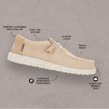 WALLY STRETCH SOX IRISH CREAM/EGRET