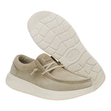WALLY COMF SUEDE STONE GREY/SILVER BIRCH
