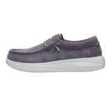 WALLY COMF SUEDE GULL GREY/DAWN BLUE