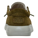 WALLY COMF SUEDE DARK OLIVE/STONE GREY