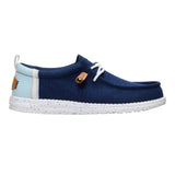 WALLY SUMMER LINEN NAVY BLAZER/MULTI