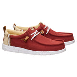 WALLY SUMMER LINEN BURNT RED/MULTI