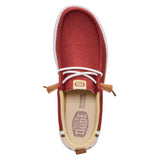 WALLY SUMMER LINEN BURNT RED/MULTI