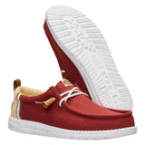 WALLY SUMMER LINEN BURNT RED/MULTI