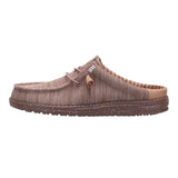 WALLY SLIP STRETCH SOX DEEP TAUPE/CHANTERELLE TAN