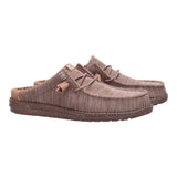 WALLY SLIP STRETCH SOX DEEP TAUPE/CHANTERELLE TAN