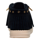 WENDY MID FRINGE COWGIRL SUEDE BLACK