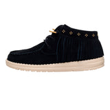 WENDY MID FRINGE COWGIRL SUEDE BLACK