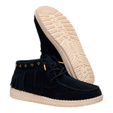 WENDY MID FRINGE COWGIRL SUEDE BLACK