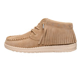 WENDY MID FRINGE COWGIRL SUEDE TAN