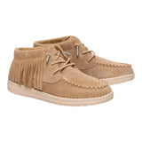 WENDY MID FRINGE COWGIRL SUEDE TAN