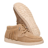 WENDY MID FRINGE COWGIRL SUEDE TAN