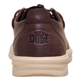 WALLY NXT MOC LEATHER MOLE BROWN/WOOD ASH