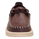WALLY NXT MOC LEATHER MOLE BROWN/WOOD ASH