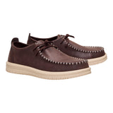 WALLY NXT MOC LEATHER MOLE BROWN/WOOD ASH