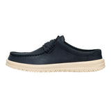 WALLY NXT MULE LEATHER BLACK/WOOD ASH