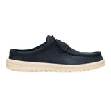 WALLY NXT MULE LEATHER BLACK/WOOD ASH