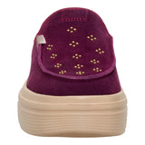 AUSTIN LIFT SUEDE STUD FIG PURPLE
