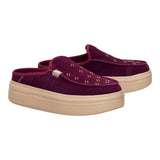 AUSTIN LIFT SUEDE STUD FIG PURPLE