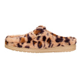 WENDY SLIPPER LEO FUR TAN/MULTI