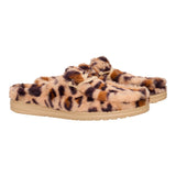 WENDY SLIPPER LEO FUR TAN/MULTI