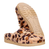 WENDY SLIPPER LEO FUR TAN/MULTI