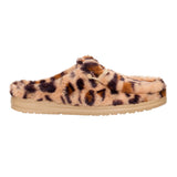 WENDY SLIPPER LEO FUR TAN/MULTI