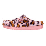 WENDY SLIPPER LEO FUR PINK/MULTI